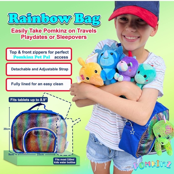 Plush Dinosaur Stuffed Animal with Carrying Case for Boys and Girls - Set of 5 C - Picture 8 of 8